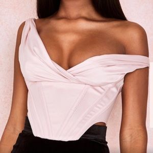House of CB pink corset top